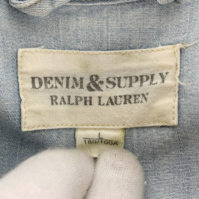 DENIM&SUPPLY RALPH LAUREN デニム＆サプライ ラルフローレン デニム ウエスタンシャツ Size L 福生店