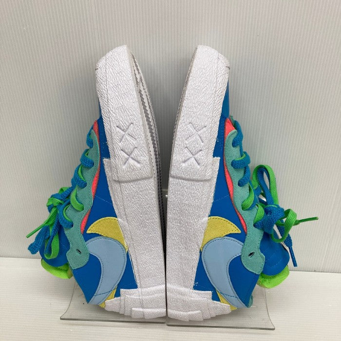 NIKE×KAWS×sacai ナイキ×カウズ×サカイ BLAZER LOW ブレーザーロー スニーカー DM7901-400 ネプチューンブルー  size27.5cm 瑞穂店