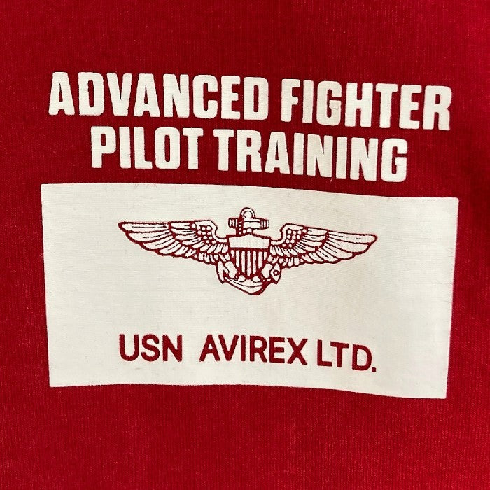 AVIREX アヴィレックス  6203189 トップガン ロンT  レッド Size  F 瑞穂店