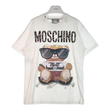 MOSCHINO モスキーノ ミックス テディベア ジャージー Tシャツ 212E V07025540 ホワイト size- 瑞穂店