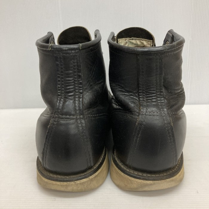 REDWING レッドウィング IRISH SETTER 犬タグ 四角タグ モックトゥ ブーツ ブラック size9E 瑞穂店