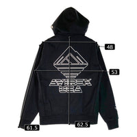 AVIREX アヴィレックス STREET GEAR ZIPパーカー ブラック sizeM 瑞穂店