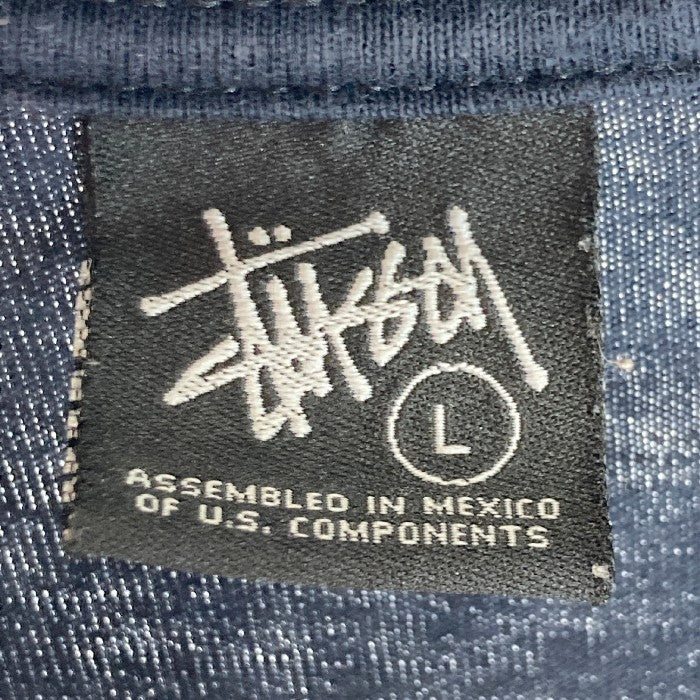 STUSSY MASTERPIECE ステューシー マスターピース ラスタライオン ロンT ネイビー sizeL 瑞穂店