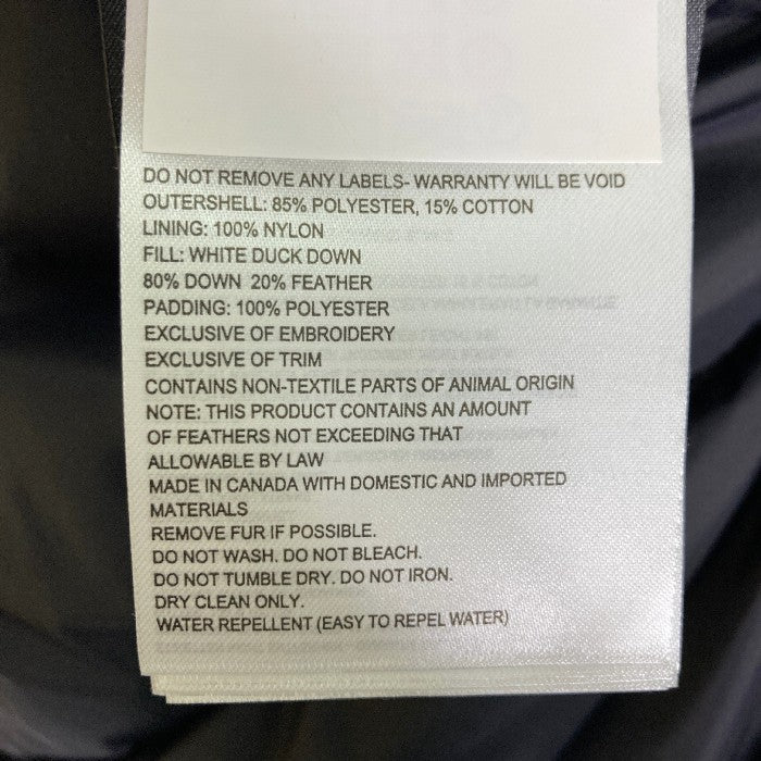 CANADA GOOSE カナダグース 3438JM JASPER コヨーテファー ダウンジャケット ネイビー sizeS 瑞穂店