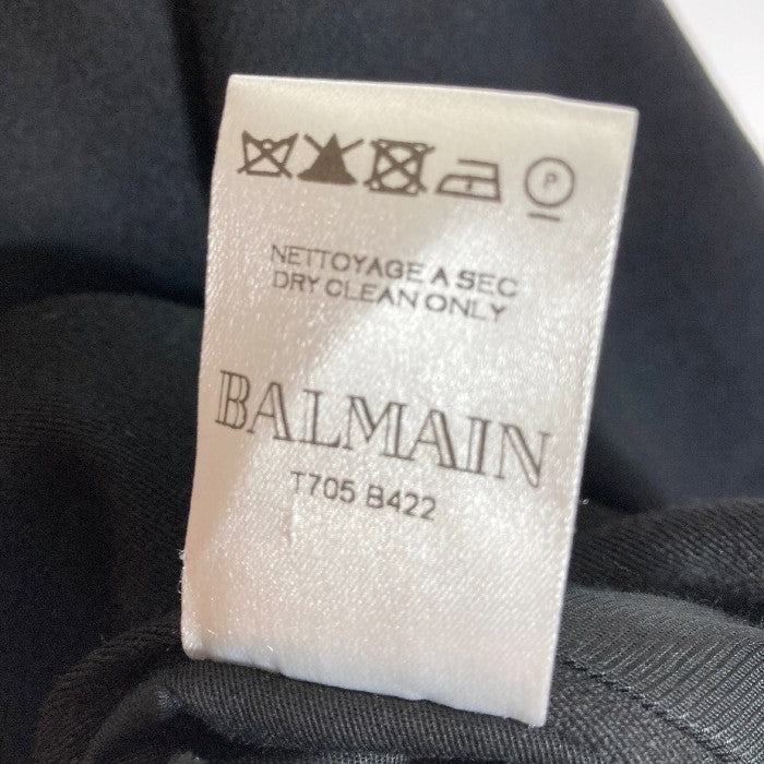 BALMAIN バルマン ショールカラージャケット ブラック size50 瑞穂店