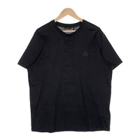 MONCLER モンクレール 21年 MAGLIA T-SHIRT ラバーワッペン バックプリント Tシャツ ブラック Size L 福生店