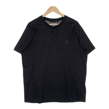 MONCLER モンクレール 21年 MAGLIA T-SHIRT ラバーワッペン バックプリント Tシャツ ブラック Size L 福生店