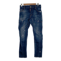 DSQUARED2 ディースクエアード TIDY BIKER JEAN バイカージーンズ デニム ペイント ダメージ加工 Size 48 福生店