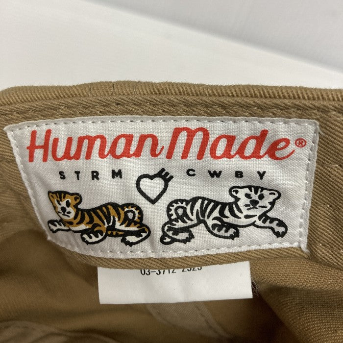 HUMAN MADE ヒューマンメイド 6パネル ロゴ刺繍キャップ ベージュ 瑞穂店