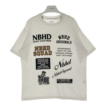 NEIGHBORHOOD ネイバーフッド NH-11C-TEE プリントTシャツ ホワイト Size L 瑞穂店
