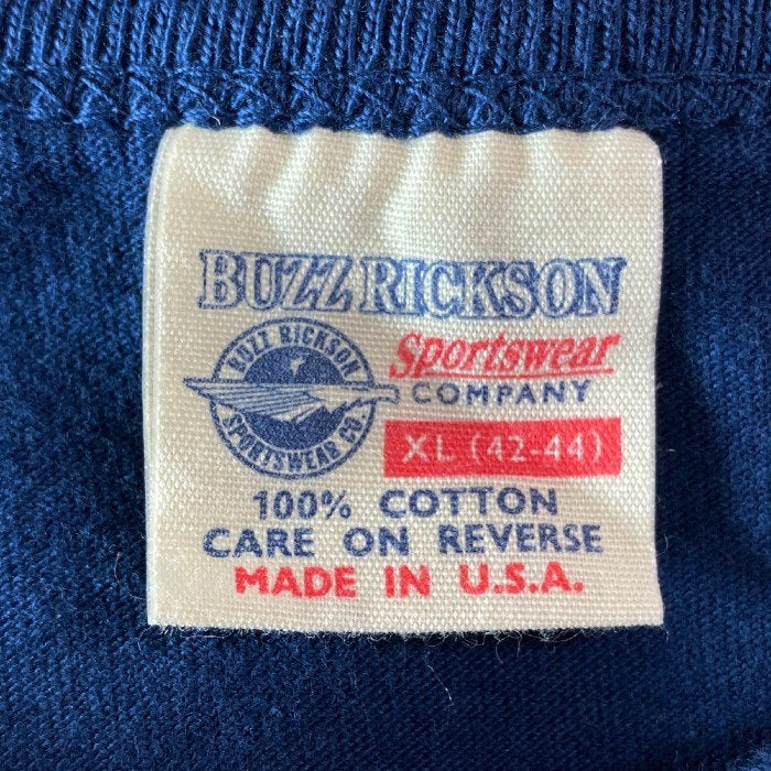 BUZZ RICKSON’S バズリクソンズ MOSQUITO CLUB プリント ロングスリーブTシャツ ネイビー Size XL 瑞穂店