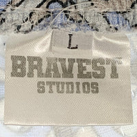 Bravest Studios ブレイベストスタジオ ショートパンツ 総柄プリント ライトブルー グレー Size L 福生店