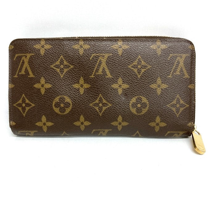 LOUIS VUITTON ルイヴィトン M60017 モノグラム ジッピーウォレット ラウンドファスナー 長財布 ブラウン 瑞穂店