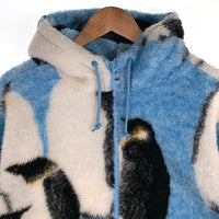 SUPREME シュプリーム 20AW Penguins Hooded Fleece Jacket ペンギン フーデッド フリースジャケット ブルー Size L 福生店