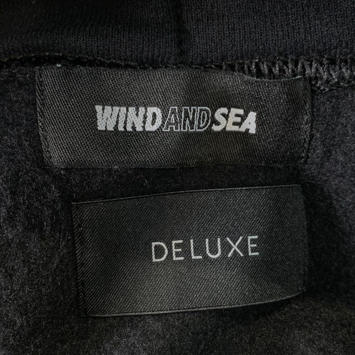 WIND AND SEA ウィンダンシー DELUXE デラックス D2SEA プルオーバースウェットパーカー ブラック Size M 福生店