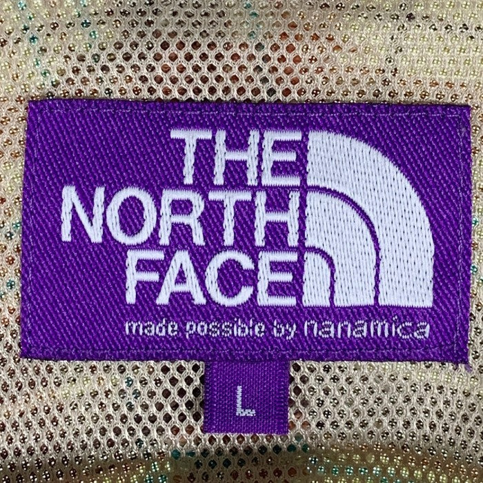 THE NORTH FACE PURPLE LABEL ノースフェイス パープルレーベル 21SS Madras Field H/S Shirt マドラスチェック ハーフスリーブシャツ スナップボタン ベージュ NT3107N Size L 福生店