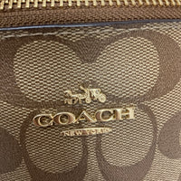 COACH コーチ ウェストポーチ ベルトバッグ シグネチャー柄 F48740 PVC×レザー ベージュ×ブラウン系 瑞穂店