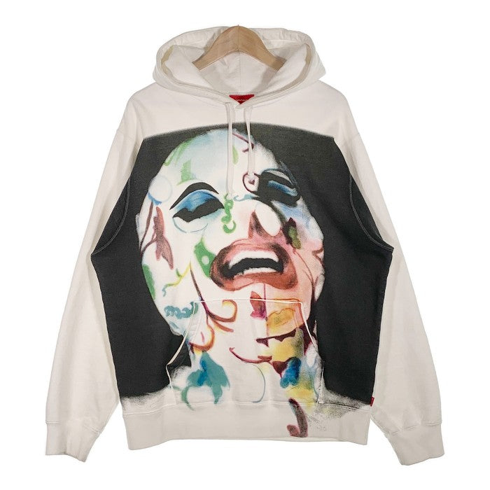 SUPREME シュプリーム 20SS Leigh Bowery Airbrushed Hooded Sweatshirt リーバウリー エアブラシプリント スウェットパーカー ホワイト Size L 福生店