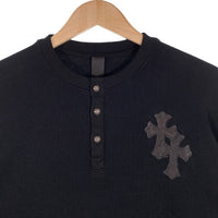 Chrome Hearts クロムハーツ CROSS BUTTON THERMAL HENLY L/S クロス ...