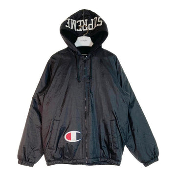 SUPREME シュプリーム CHAMPION チャンピオン 17AW Sherpa Lined Hooded Jacket シェルパ ラインド フード ジャケット ブラック sizeS 瑞穂店