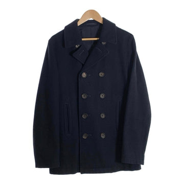 COMME des GARCONS HOMME コムデギャルソンオム Wool Pea Coat メルトンウール ピーコート ブラック HN-C017 Size M 福生店