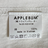 APPLEBUM アップルバム MEGA BASS 2111137 Tシャツ ホワイト sizeXL 瑞穂店