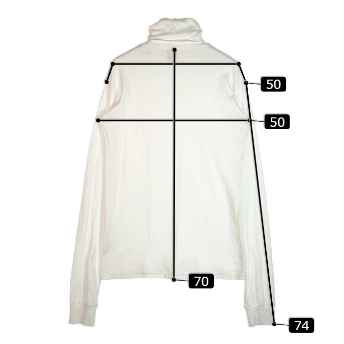 NUMBERNINE ナンバーナイン タートルネック ロングスリーブ ホワイト size4 瑞穂店