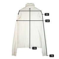 NUMBERNINE ナンバーナイン タートルネック ロングスリーブ ホワイト size4 瑞穂店