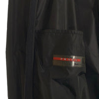 PRADA SPORT プラダスポーツ ナイロン リブブルゾン ジャケット ブラック Size XL 福生店