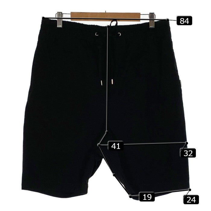 Maison MIHARA YASUHIRO メゾン ミハラヤスヒロ No Side Seam Short Pants ノーサイドシーム ショートパンツ ブラック Size 48 福生店