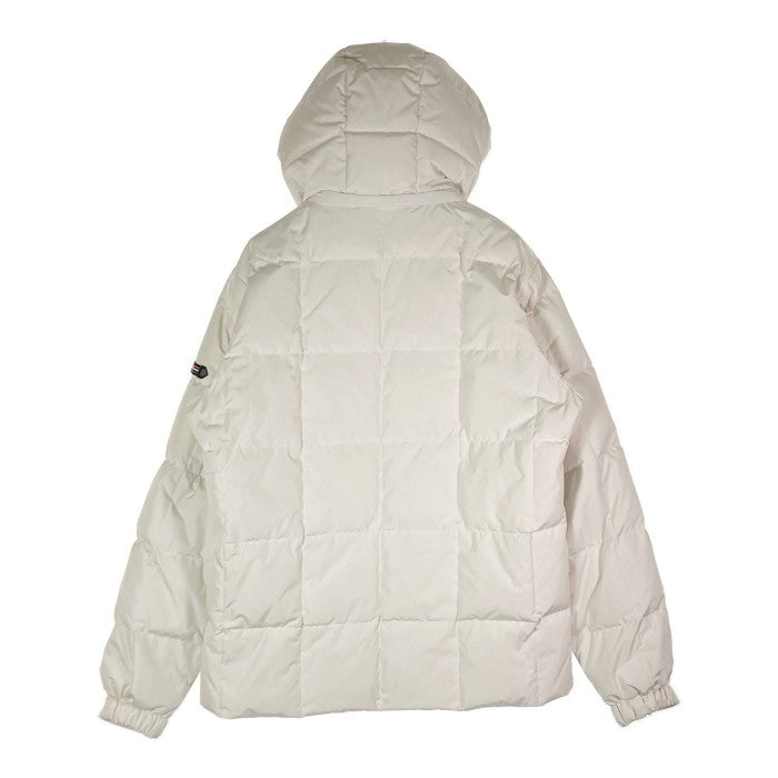 BEAMS HEART ビームス ハート ダウンジャケット ジャケット 上着 Jacket 42-18-0006-413 スクエアキルティング ダウンジャケット フード脱着式 ホワイト sizeL 瑞穂店