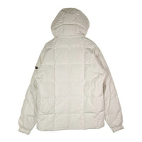 BEAMS HEART ビームス ハート ダウンジャケット ジャケット 上着 Jacket 42-18-0006-413 スクエアキルティング ダウンジャケット フード脱着式 ホワイト sizeL 瑞穂店