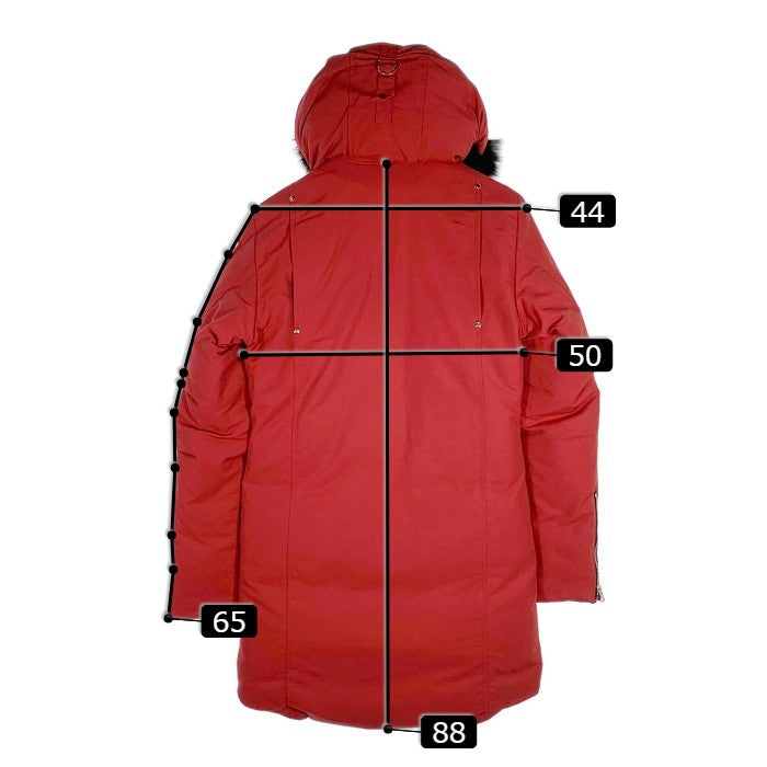 MOOSE KNUCKLES ムースナックルズ STIRLING PARKA スターリングパーカー ダウンジャケット レッド 並行品 Size XS 福生店