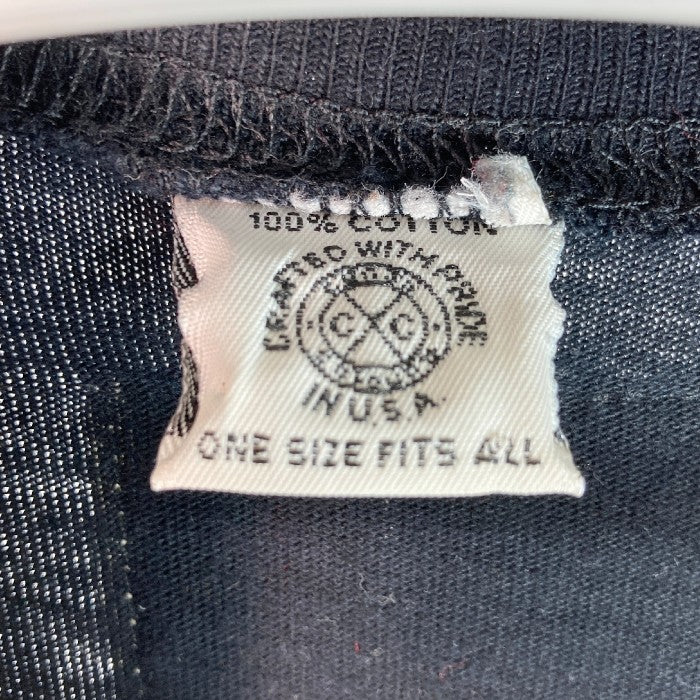 US古着 80's～90’s プリントL/S Tシャツ ブラック sizeFree 瑞穂店