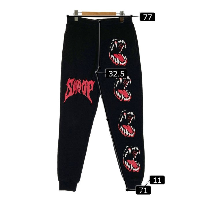 sss world corp × SNOOP DOGG トリプルエス ワールドコープ×スヌープドッグ MURDER SWEATPANTS スウェットパンツ ブラック sizeM 瑞穂店