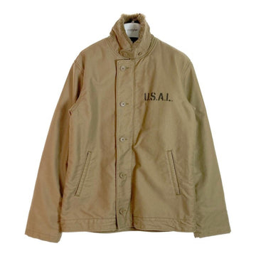 Alpha Industries アルファ インダストリー フライトジャケット ジャケット 上着 Jacket 20521-414 N-1 デッキジャケット カーキ sizeXL 瑞穂店