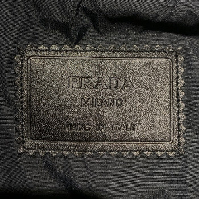 PRADA プラダ ファー ナイロン トラックジャケット ブラック Size M 相当 福生店