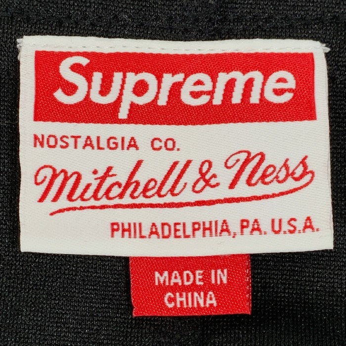 SUPREME シュプリーム 21AW Mitchell＆Ness Patchwork Baseball Jersey パッチワーク ベースボールジャージ シャツ ブラック Size S 福生店