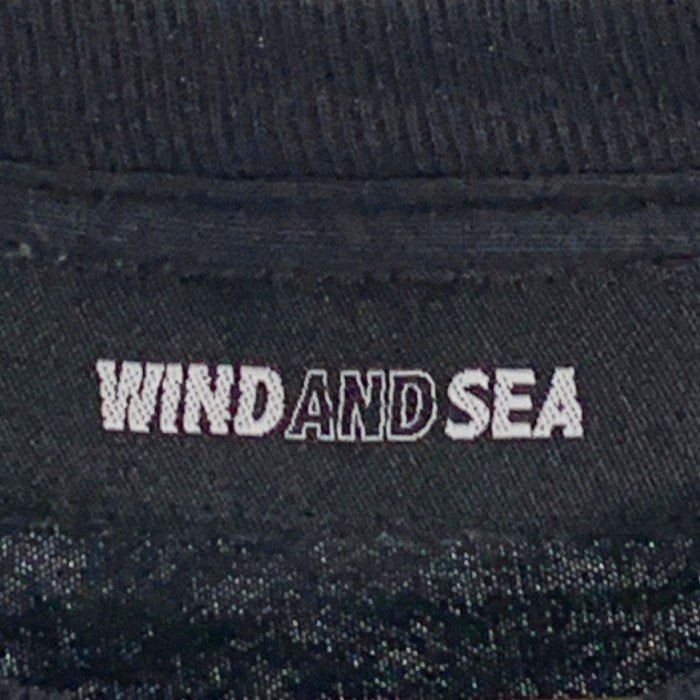 WIND AND SEA ウィンダンシー プリント ロングスリーブTシャツ ブラック WDS-20A-TPS-06 Size M 福生店