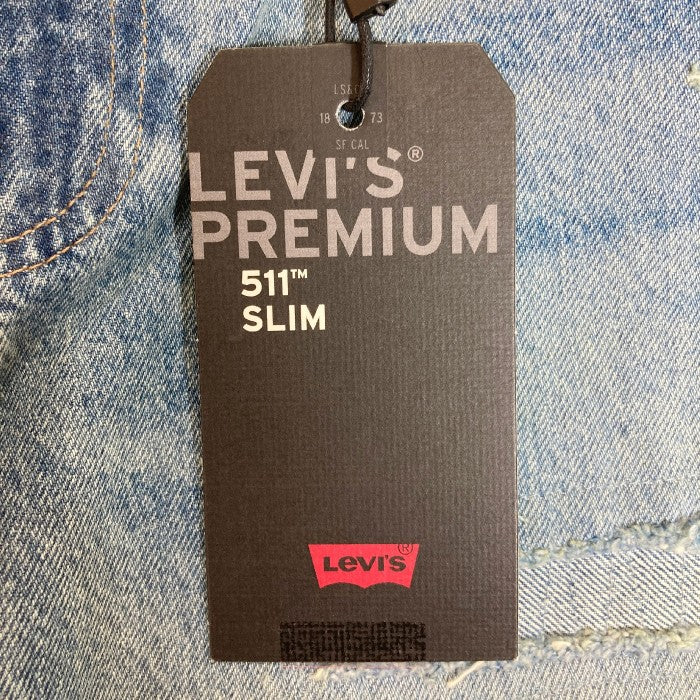 LEVI'S リーバイス PREMIUM 511 SLIM ダメージ リペア加工 デニムパンツ インディゴ sizeW32 L32 瑞穂店