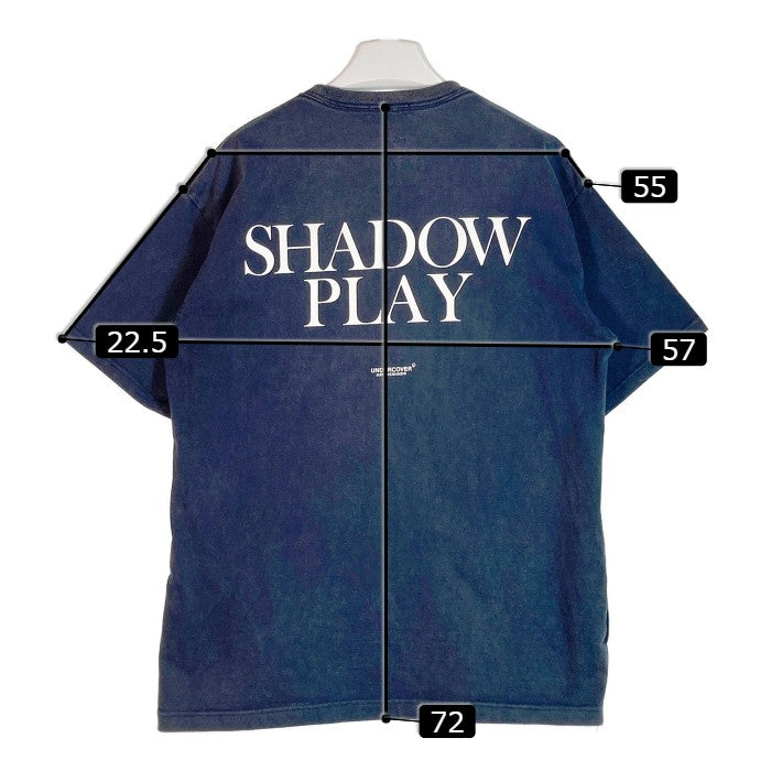 UNDERCOVER アンダーカバー 16SS 度詰天竺TEE SHADOW PLAY ネイビー size3 瑞穂店