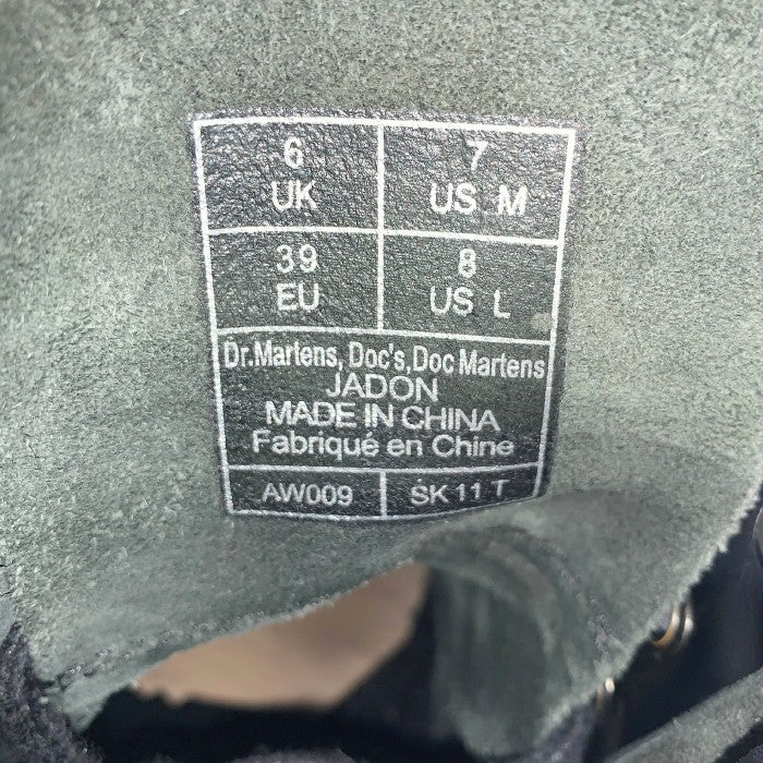 Dr.Martens ドクターマーチン JADON 8ホールブーツ サイドジップ ブラック Size UK 6(25cm) 福生店