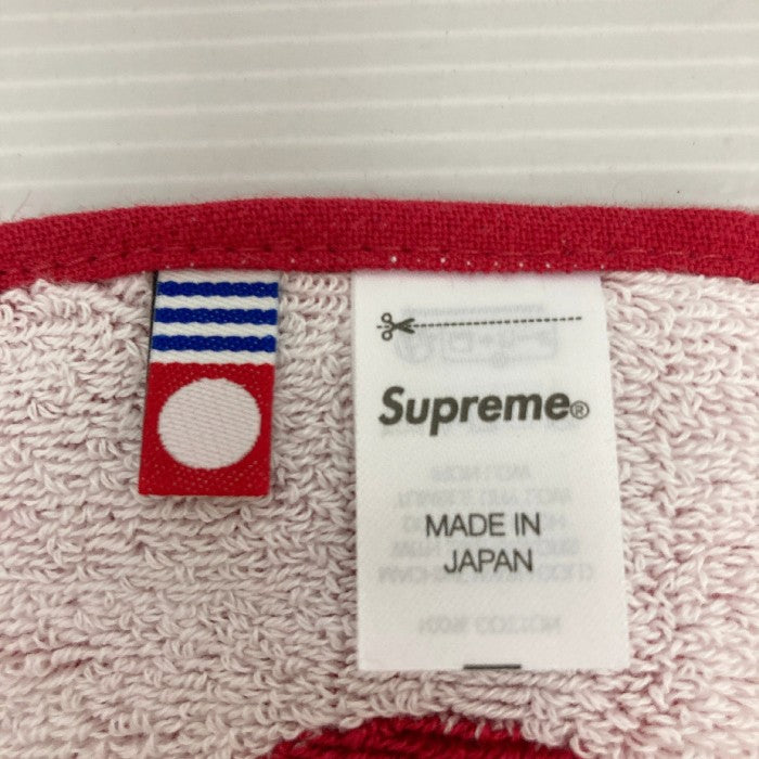 Supreme Imabari Pocket Folding Towels(Set of 2) 23SS "シュプリーム 今治 ポケット フォールディング タオル ハンドタオル 2枚セット レッド×ブラック 瑞穂店