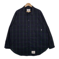 WTAPS ダブルタップス 21SS LS/COPO RIPSTOP TEXTILE COOLMAX 長袖シャツ リップストップ テキスタイル Size 02 福生店