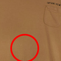 CAPTAINS HELM キャプテンズヘルム ポケット ロングスリーブTシャツ 加工 キャメル Size L 福生店