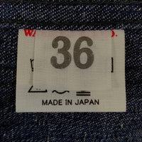 WAREHOUSE ウエアハウス U.S.NAVY 2142 DENIM DECK JACKET デニム カバーオール ショールカラー インディゴ Size 36 福生店