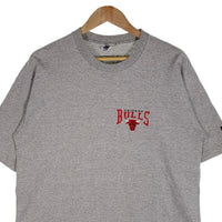 90's NBA CHICAGO BULLS シカゴブルズ 刺繡 Tシャツ サイズ M