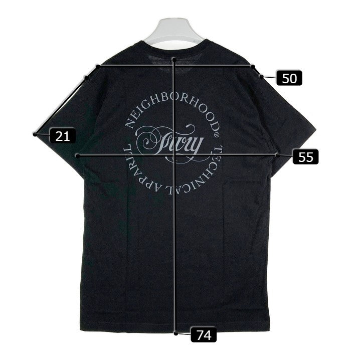 NEIGHBORHOOD ネイバーフッド 211PCNH-ST04S 21ss FURY C-TEE.SS Tシャツ ブラック sizeM 瑞穂店