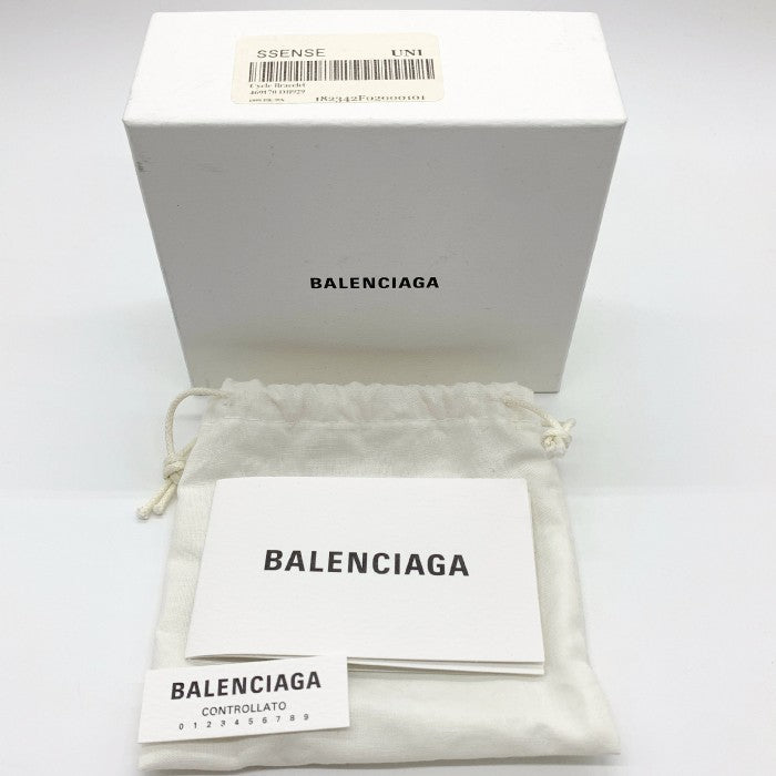 BALENCIAGA バレンシアガ ロゴ レザー サイクルブレスレット ブラック 福生店