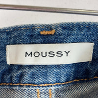 MOUSSY マウジー MV Newark Patched Tapered ブルー size23 瑞穂店